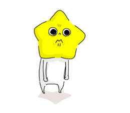 He is like a star. sticker #10174242