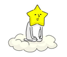 He is like a star. sticker #10174247