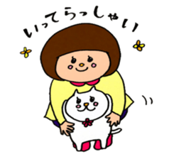 Ohana and Marumi are good friends sticker #10175100