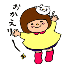 Ohana and Marumi are good friends sticker #10175101