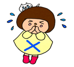 Ohana and Marumi are good friends sticker #10175103