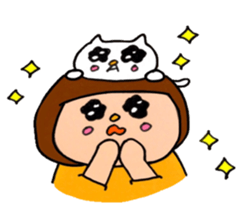 Ohana and Marumi are good friends sticker #10175113