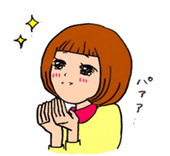 Ohana and Marumi are good friends sticker #10175118