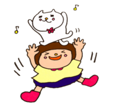 Ohana and Marumi are good friends sticker #10175125