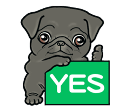 3 Snub-nosed Pups II sticker #10175936