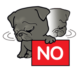 3 Snub-nosed Pups II sticker #10175937