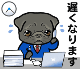 3 Snub-nosed Pups II sticker #10175948