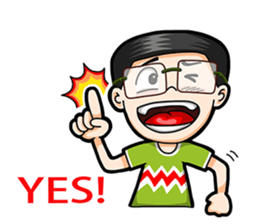 Noom Glasses Boy Part 1 sticker #10177176