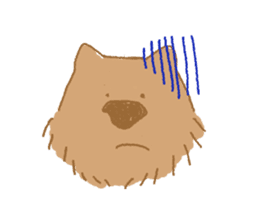 Mr. loose wombat. sticker #10177596
