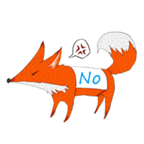 foolish fox sticker #10177705