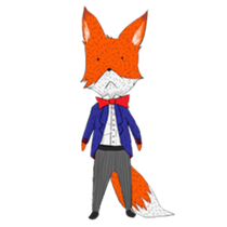 foolish fox sticker #10177710