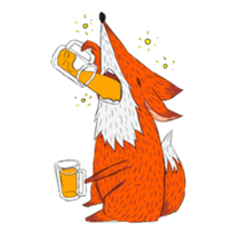 foolish fox sticker #10177712