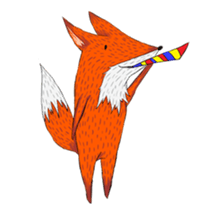 foolish fox sticker #10177715