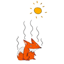foolish fox sticker #10177716