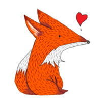 foolish fox sticker #10177725