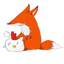 foolish fox sticker #10177730