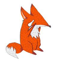 foolish fox sticker #10177731