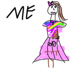 When I was 4 years old sticker #10178297