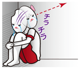 Rice girl: Fascinating emotions sticker #10179756