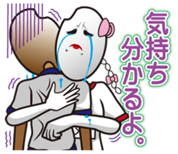 Rice girl: Fascinating emotions sticker #10179763