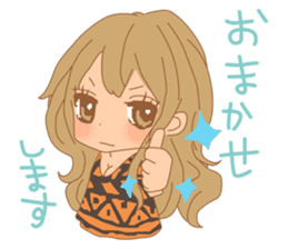 Girls - Japanese honorifics expression 2 sticker #10179784