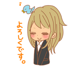 Girls - Japanese honorifics expression 2 sticker #10179786