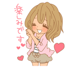 Girls - Japanese honorifics expression 2 sticker #10179790