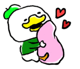 Beret duck sticker #10180021