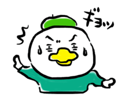 Beret duck sticker #10180029