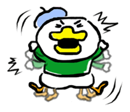 Beret duck sticker #10180032