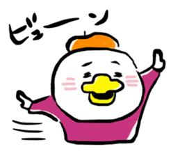 Beret duck sticker #10180048