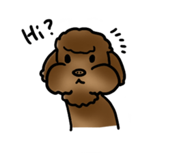 my sister's dog "sheep" sticker #10180056