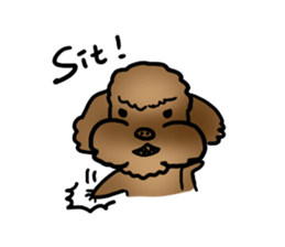 my sister's dog "sheep" sticker #10180058