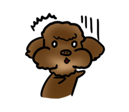 my sister's dog "sheep" sticker #10180061