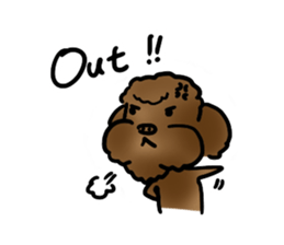 my sister's dog "sheep" sticker #10180062