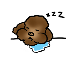 my sister's dog "sheep" sticker #10180063