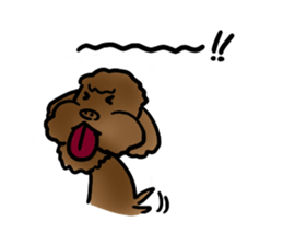 my sister's dog "sheep" sticker #10180064