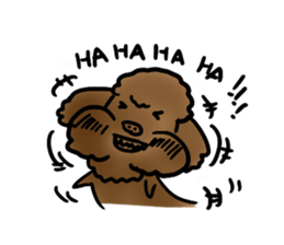 my sister's dog "sheep" sticker #10180065