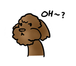 my sister's dog "sheep" sticker #10180066