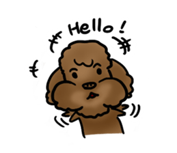my sister's dog "sheep" sticker #10180067