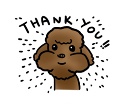 my sister's dog "sheep" sticker #10180068