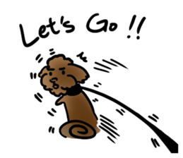 my sister's dog "sheep" sticker #10180073