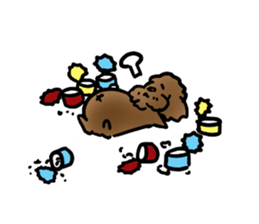 my sister's dog "sheep" sticker #10180074