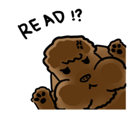 my sister's dog "sheep" sticker #10180075