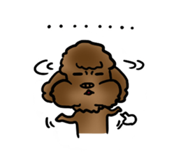 my sister's dog "sheep" sticker #10180076