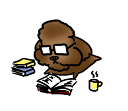 my sister's dog "sheep" sticker #10180077