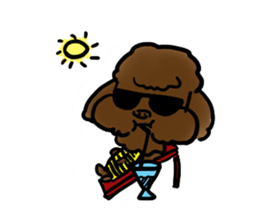 my sister's dog "sheep" sticker #10180078