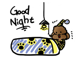 my sister's dog "sheep" sticker #10180079