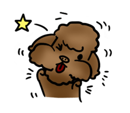 my sister's dog "sheep" sticker #10180081