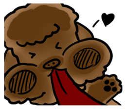 my sister's dog "sheep" sticker #10180082